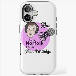 Alan Partridge 
Parody North Norfolk Digital 
Aha Alan Partridge Shirt 
Aha Alan Partridge iPhone Tough Case