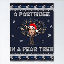 Alan Partridge in a Pear-Shaped Christmas Poster