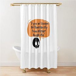 Witchy Ina Garten meme "If you can't summon the flames directly from hell, store-bought is fine" funny Shower Curtain