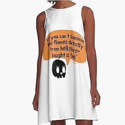 Witchy Ina Garten meme funny quotes A-Line Dress