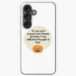 Witchy Ina Garten mem if you can't summon the flames directly from hell store-bought is fine funny quotes Samsung Galaxy Soft Case
