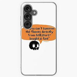 Witchy Ina Garten meme if you can't summon the flames directly from hell store-bought is fine funny quotes Samsung Galaxy Soft Case