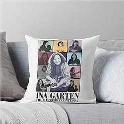 Eras of Ina Garten Throw Pillow
