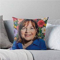 Ina Garten and the Age of Abundance Throw Pillow