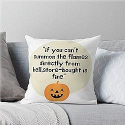 Witchy Ina Garten Meme Fun Funny Quotes Throw Pillow