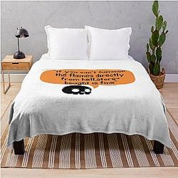 Witchy Ina Garten meme Funny Quotes Store-Bought is Fine Throw Blanket