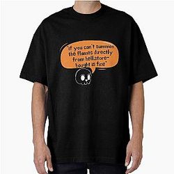 Witchy Ina Garten meme if you can't summon the flames directly from hell store-bought is fine funny Oversized T-Shirt