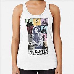 Eras of Ina Garten Racerback Tank Top
