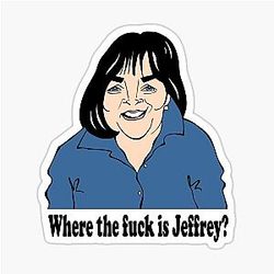 Ina Garten Fan Art Sticker