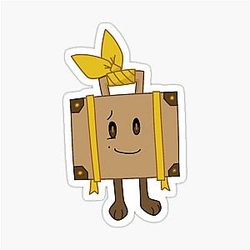 Suitcase Inanimate Insanity Sticker