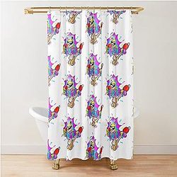 Springy Inanimate Shower Curtain