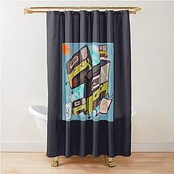 Tapey Inanimate Shower Curtain