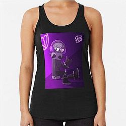Punk Inanimate Insanity Microphone Racerback Tank Top