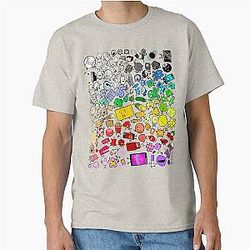 BFDI Inanimate Insanity All Characters Classic T-Shirt
