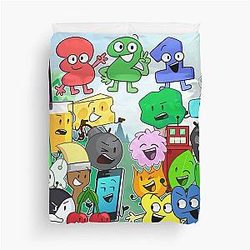 BFDI Inanimate Insanity Duvet Cover