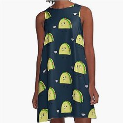 BFDI Inanimate Insanity All Characters Object Stars A-Line Dress