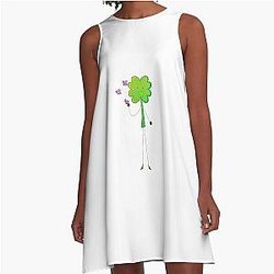 Clover Inanimate A-Line Dress