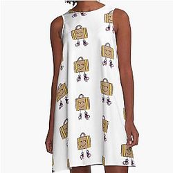 Suitcase Inanimate Insanity A-Line Dress