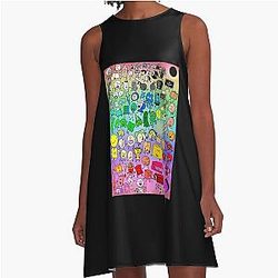 BFDI Inanimate Insanity All Character(s) Classic T-Shirt A-Line Dress