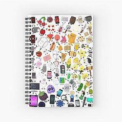 Inanimate Insanity Cast Spiral Notebook
