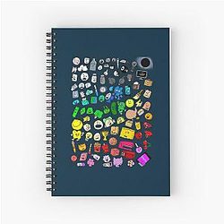 BFDI Inanimate Insanity All Characters Classic Spiral Notebook