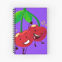 Inanimate Insanity: Cherry Spiral Notebook