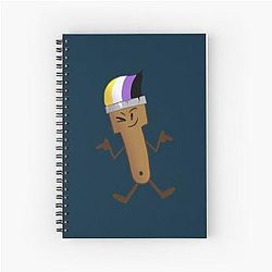 Inanimate Insanity Pride Paintbrush Notebook