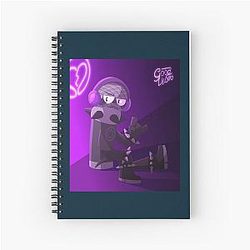 Punk Inanimate Insanity Microphone Spiral Notebook