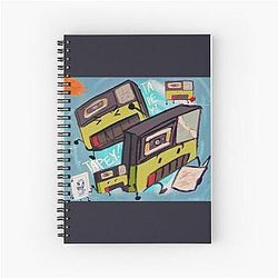 Tapey Inanimate Spiral Notebook