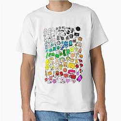 BFDI Inanimate Insanity All Characters Classic T-Shirt