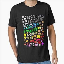 BFDI Inanimate Insanity All Characters Essential T-Shirt