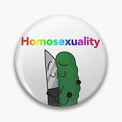 Inanimate Insanity Knickle Kiss Homosexuality Pin