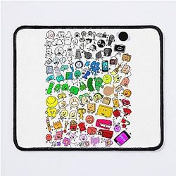 BFDI Inanimate Insanity All Characters Mouse Pad