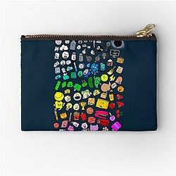 BFDI Inanimate Insanity All Characters Classic Zipper Pouch