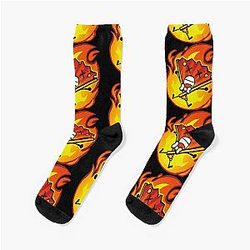 Fan On Fire Socks