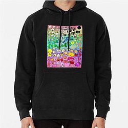 BFI Inanimate Insanity All Characters Rainbow Pullover Hoodie