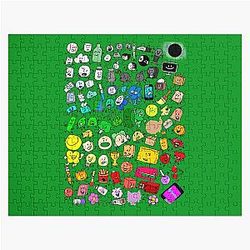 BFDI Inanimate Insanity All Characters Classic Jigsaw Puzzle