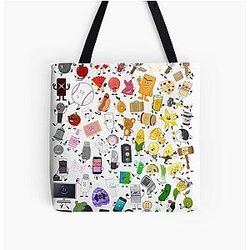 Inanimate Insanity Cast All Over Print Tote Bag