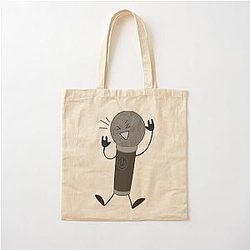 Microphone Cotton Tote Bag
