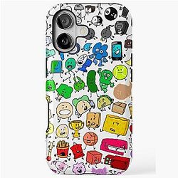 BFDI Inanimate Insanity All Characters iPhone Tough Case