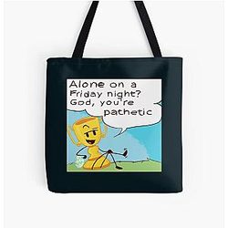 Inanimate Insanity Friday Night All Over Print Tote Bag