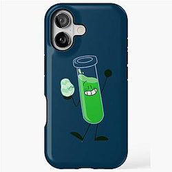 test tube inanimate tough case iPhone