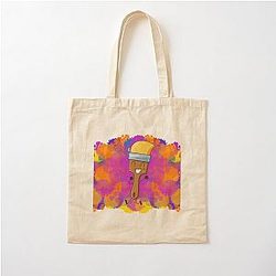 Paintbrush Insanity Cotton Tote Bag