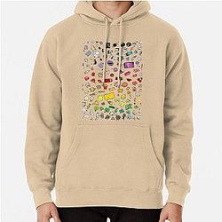 BFDI Inanimate Insanity All Characters Pullover Hoodie