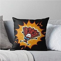 Fan Inanimate Insanity Struck By Lightning Throw Pillow