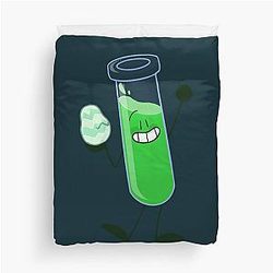 Test tube inanimate duvet cover
