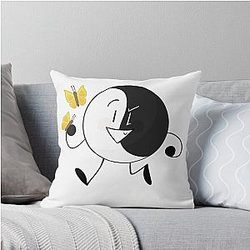 Yin Yang Inanimate Insanity Throw Pillow