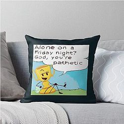 Inanimate Insanity Friday Throw Pillow
