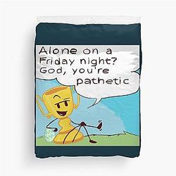 Inanimate Insanity Friday Duvet Cover