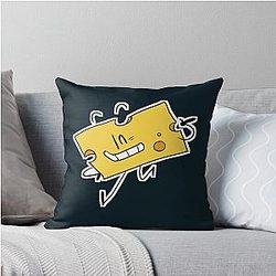 Cheesy Inanimate Insanity Throw Pillow
